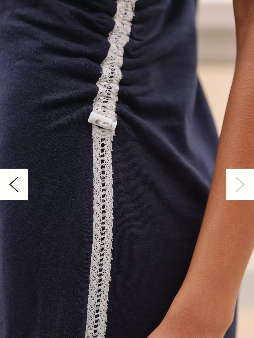 Anthropologie Daily Practice Sports Start Sleeveless Embroidered Midi Dress Sm - Picture 3 of 15
